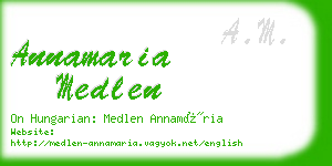 annamaria medlen business card